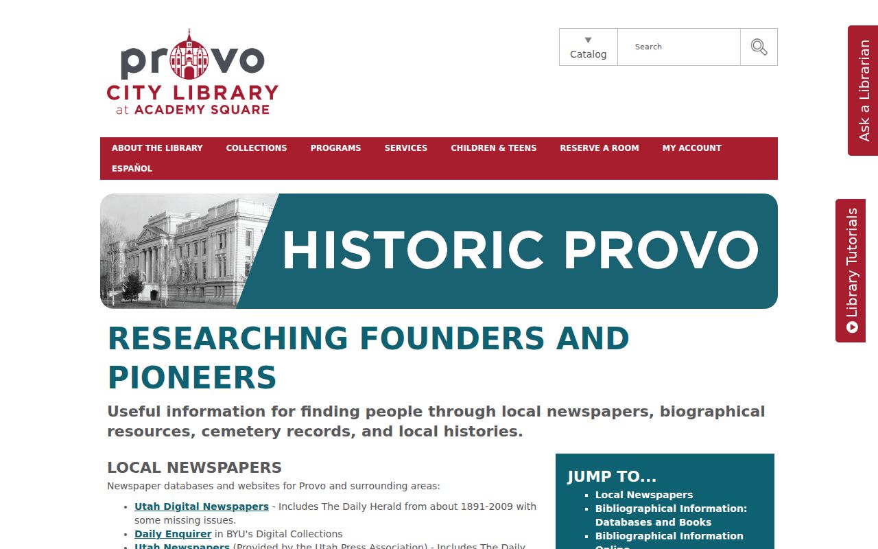 Utah County city directory source